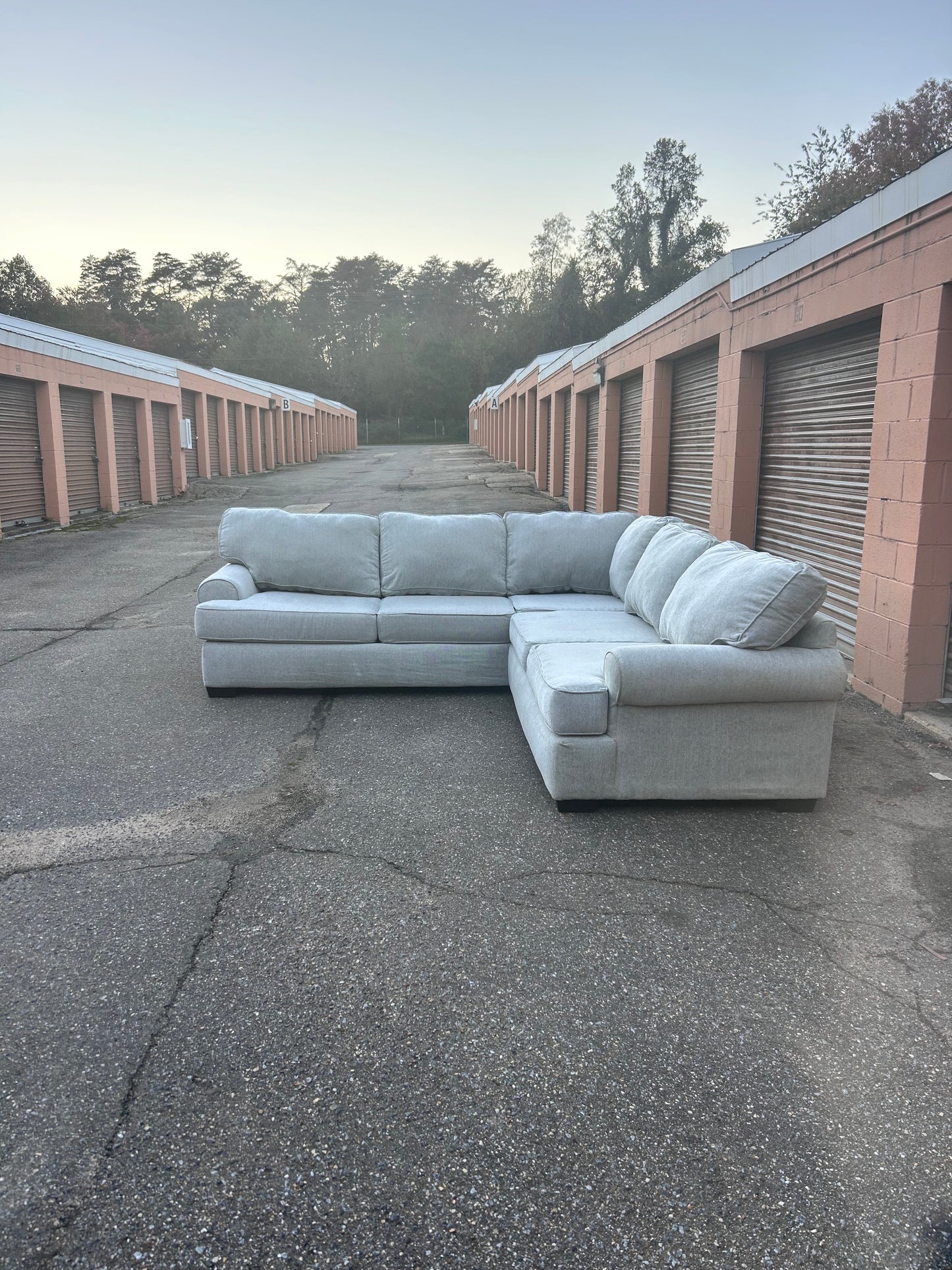 (Delivery Available) Bod’s Furniture Light Gray 2p Sectional