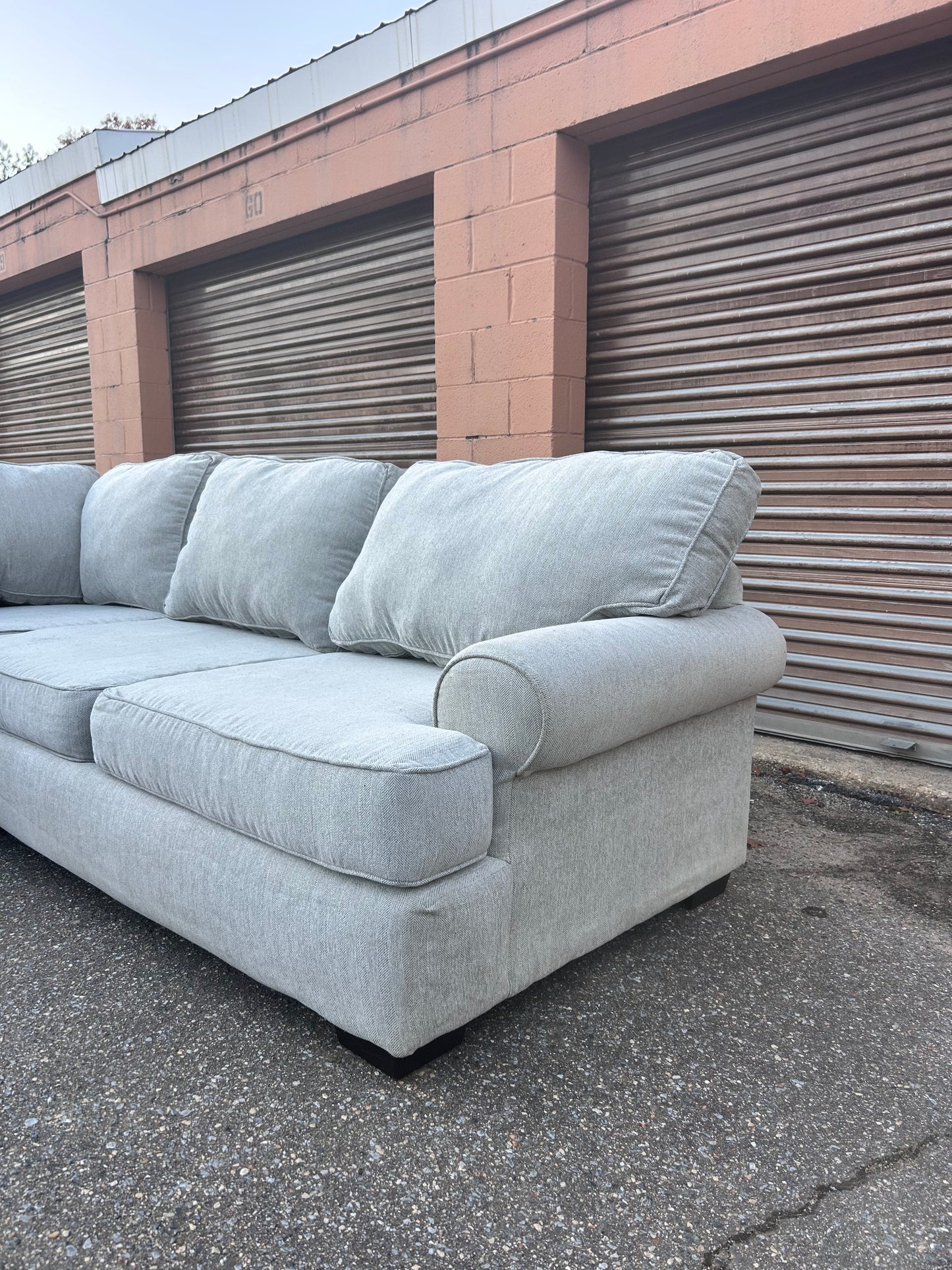 (Delivery Available) Bod’s Furniture Light Gray 2p Sectional