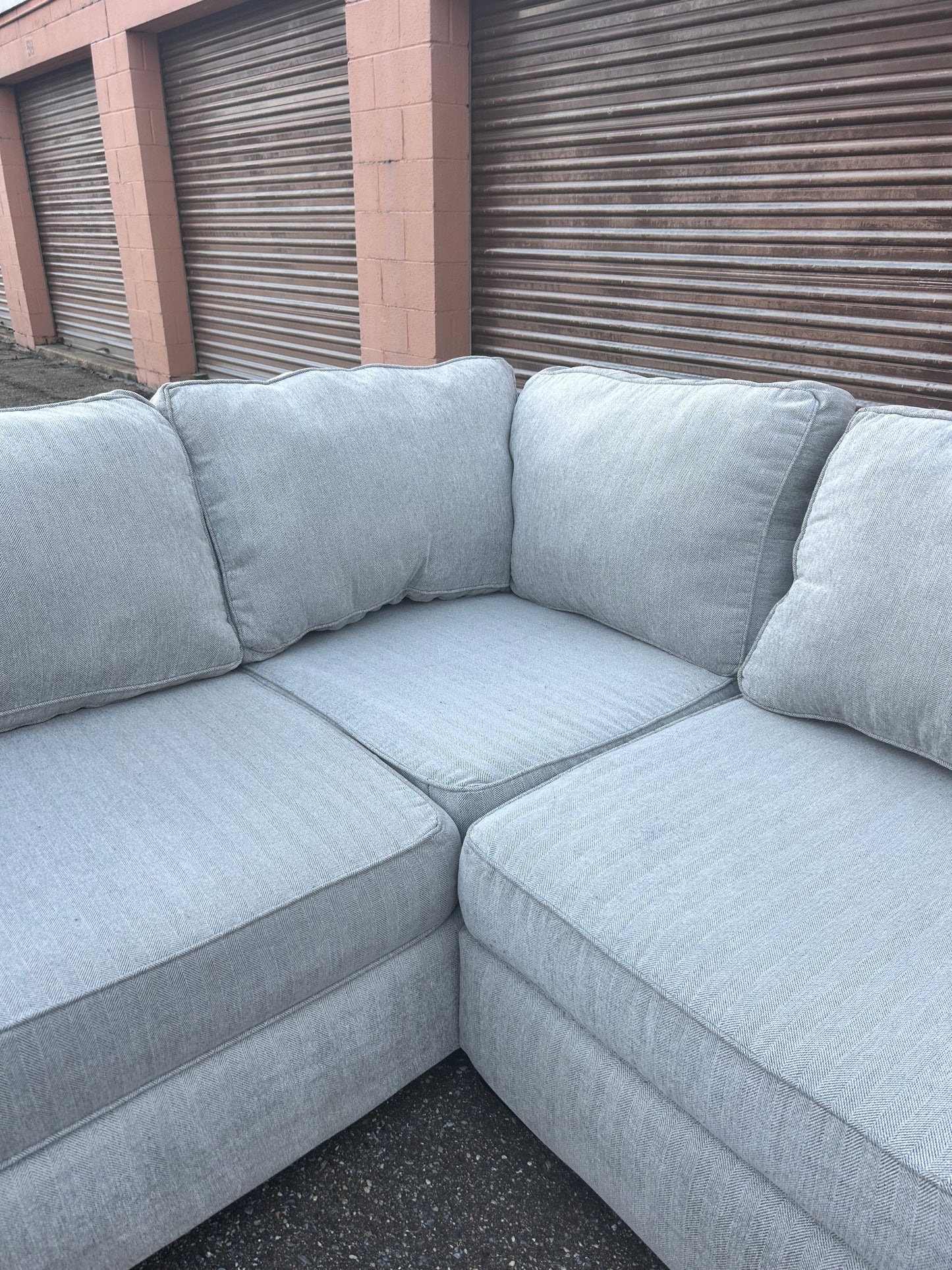 (Delivery Available) Bod’s Furniture Light Gray 2p Sectional