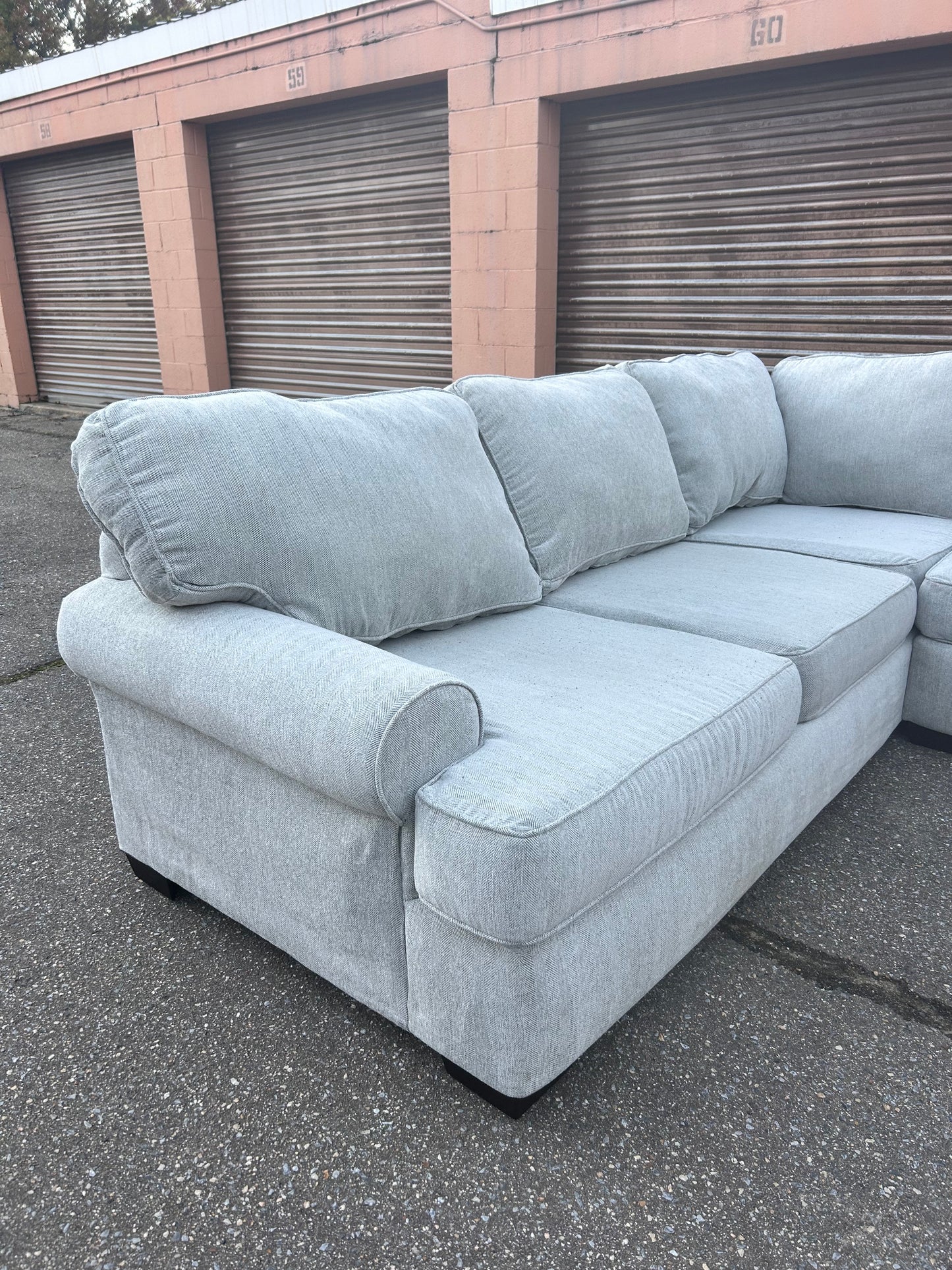 (Delivery Available) Bod’s Furniture Light Gray 2p Sectional