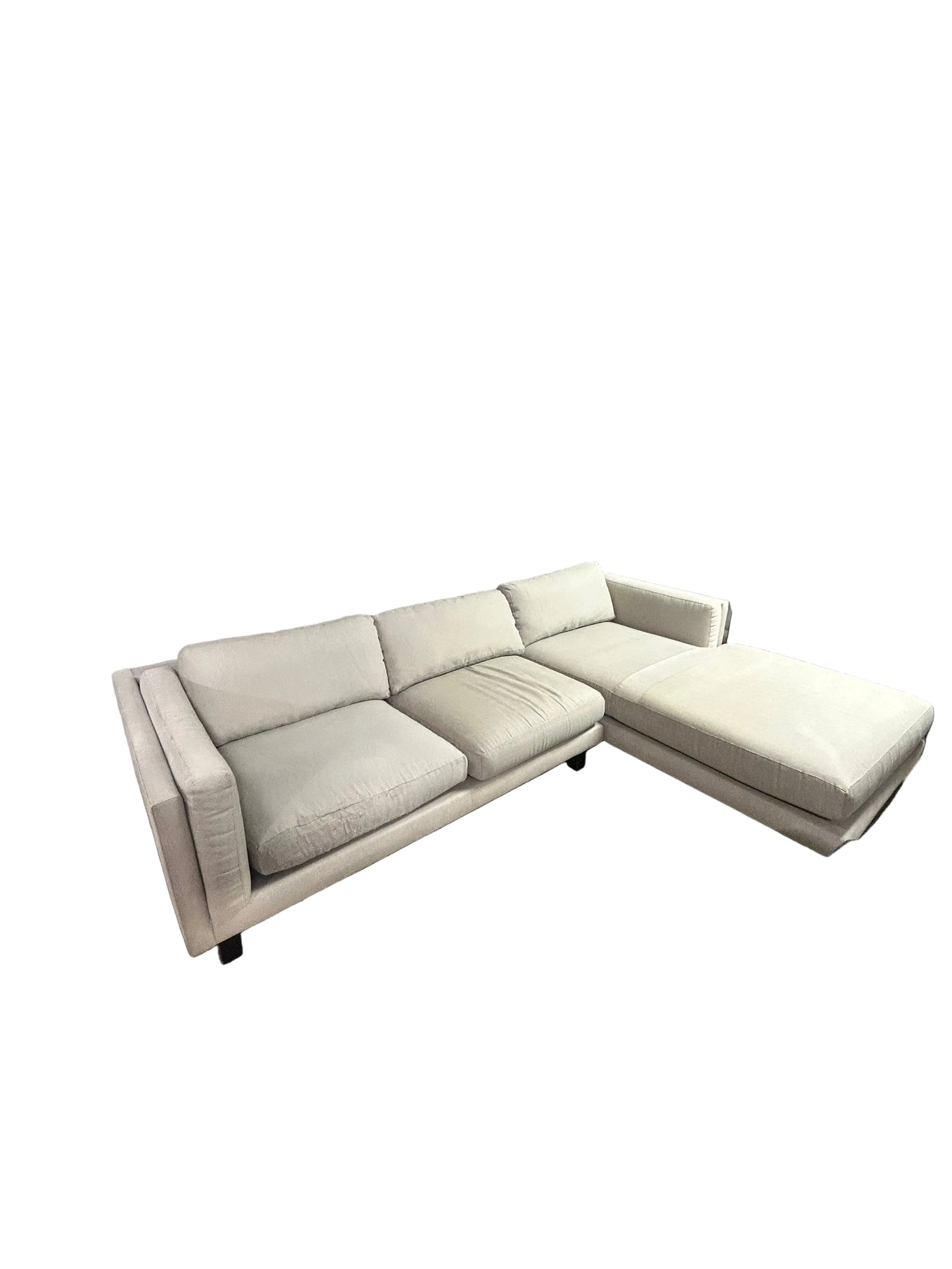 Room & Board Gray 2p Sectional