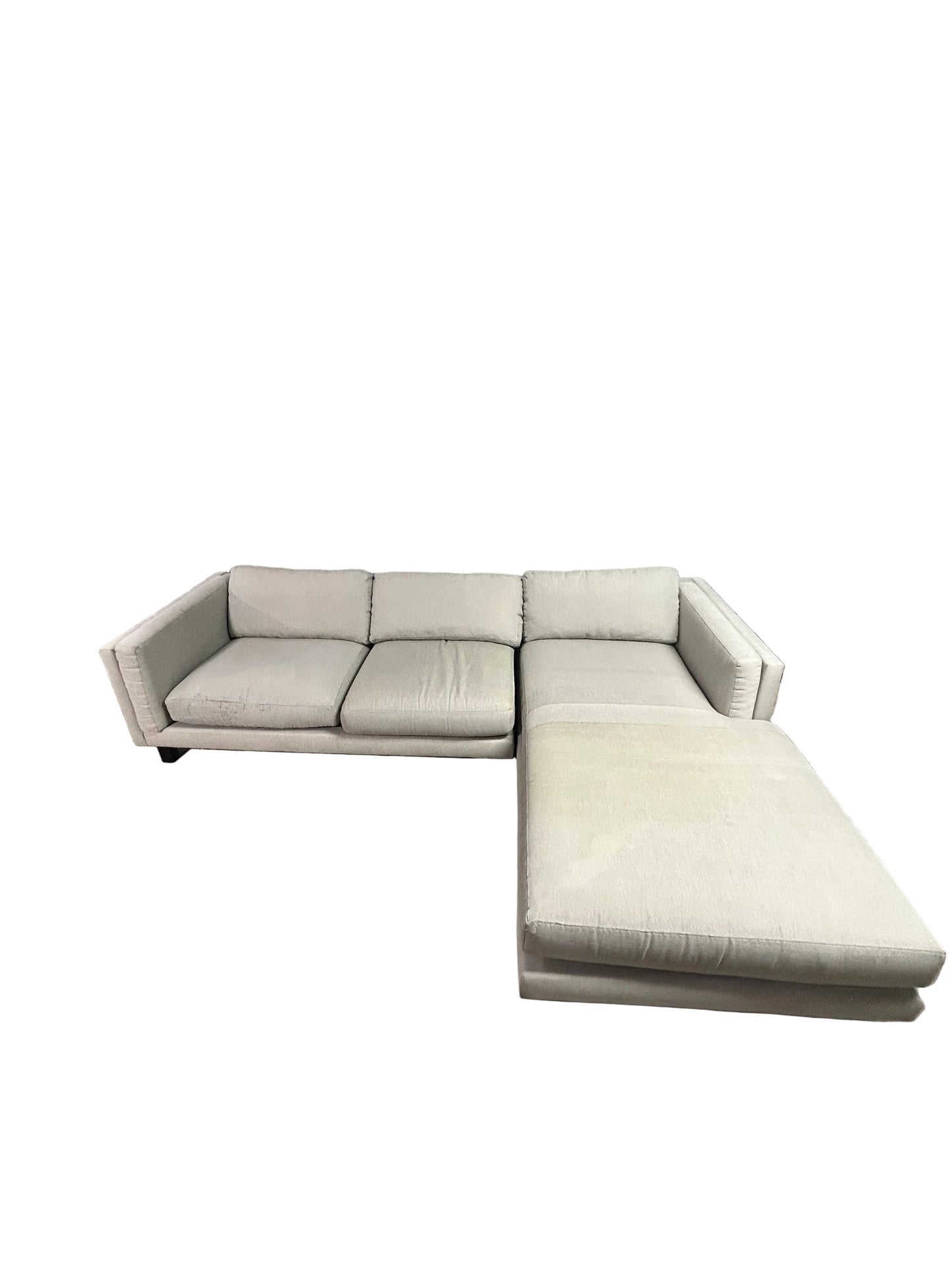 Room & Board Gray 2p Sectional