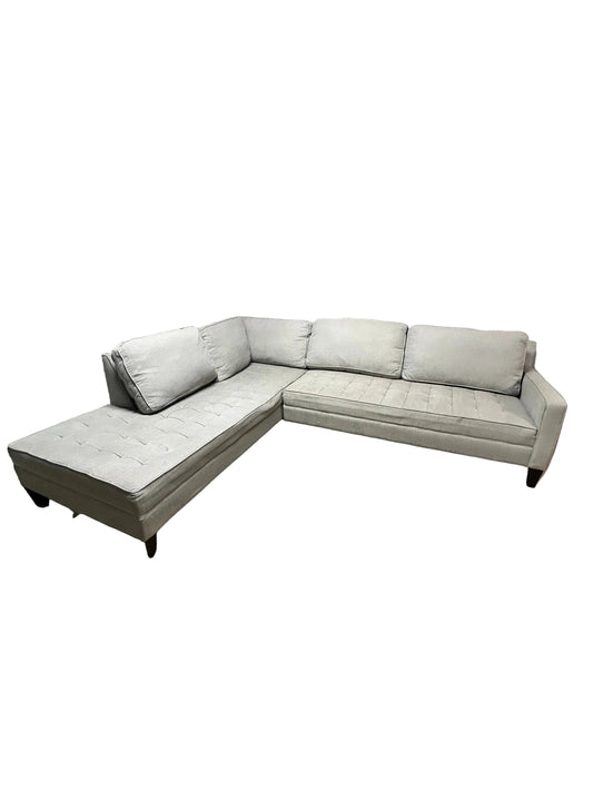Haverty’s Gray 2p Sectional